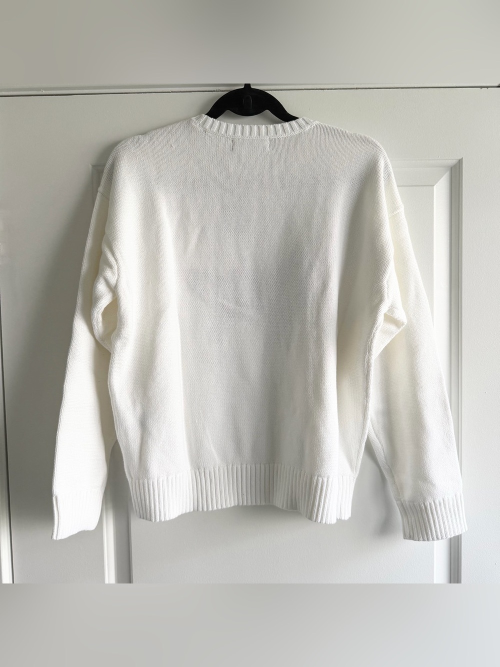 Lauren Ralph Lauren Intarsia Knit Dog Golden Retriever Sweater in White NWT - Picture 3 of 8